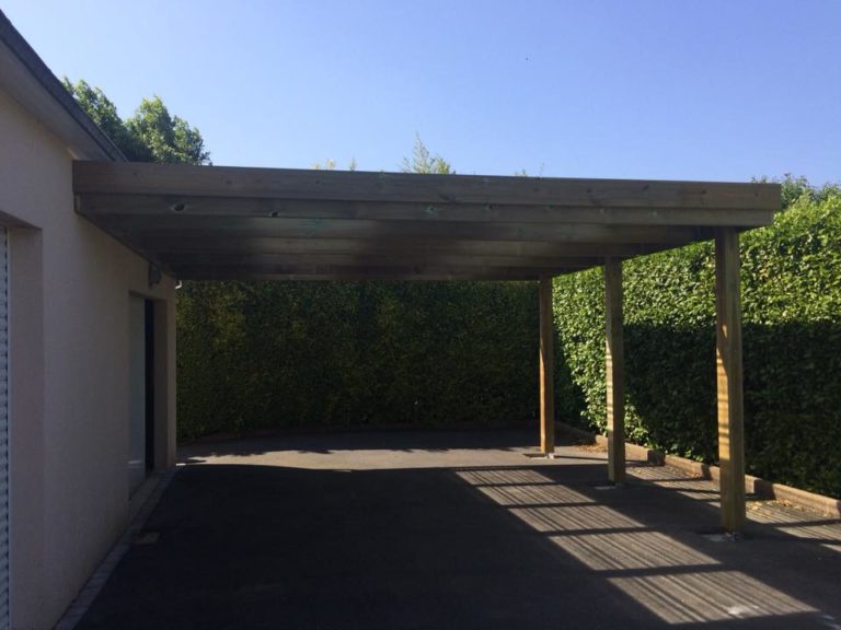 Création carport et plots bétons Landerneau (6)