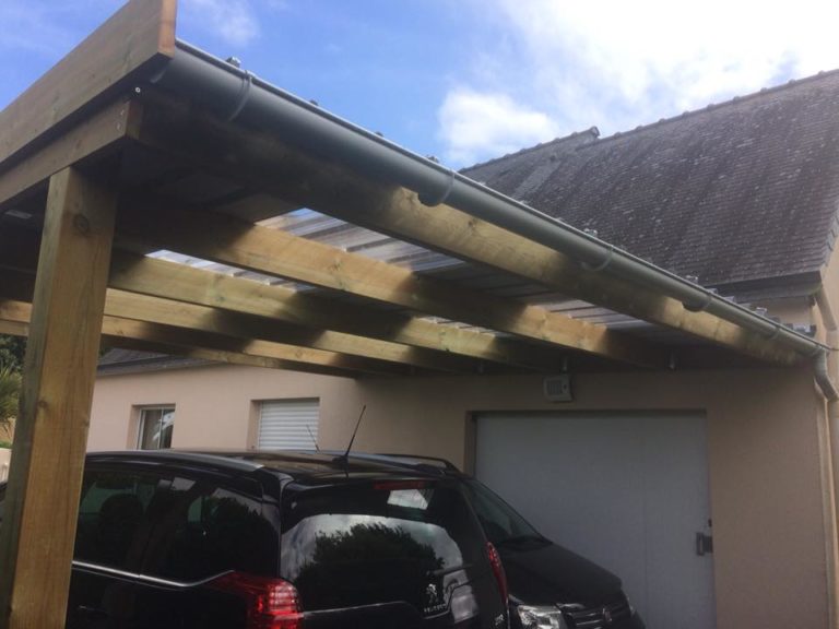 Création carport et plots bétons Landerneau (7)