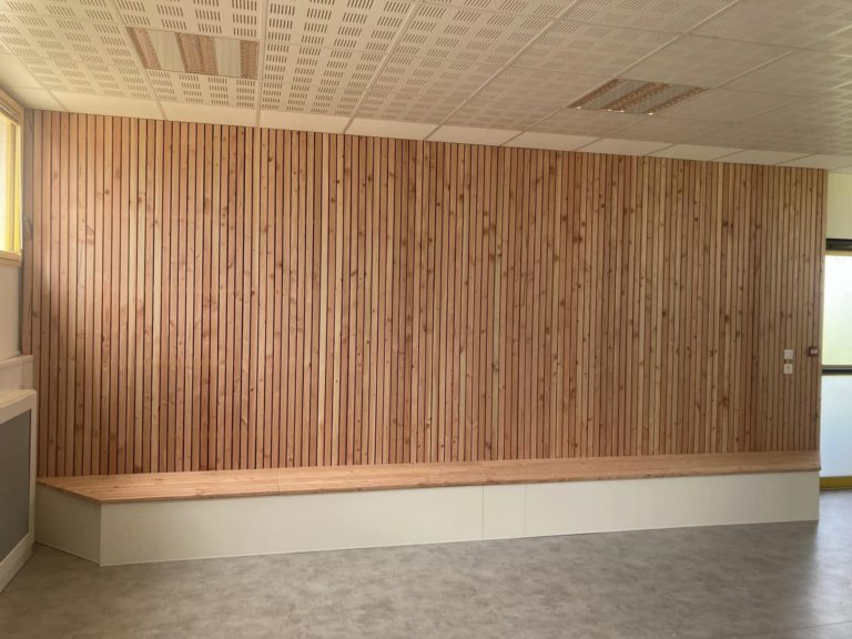 Réalisation d’un habillage murale phonique - Centre Socio Culturel de Lesneven 2