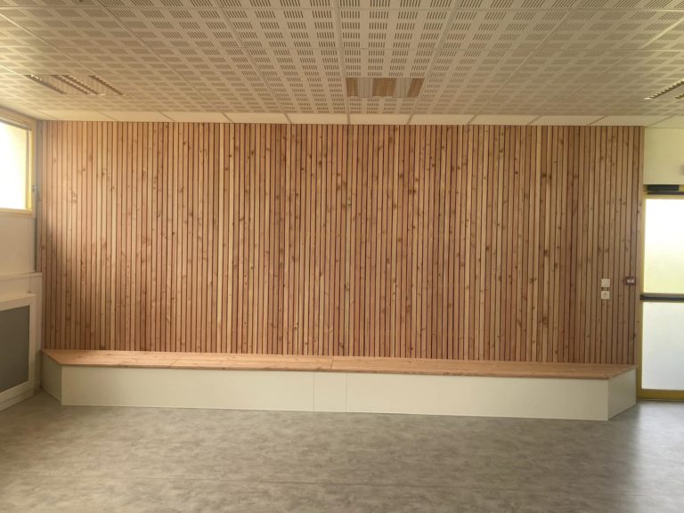 Réalisation d’un habillage murale phonique - Centre Socio Culturel de Lesneven 9